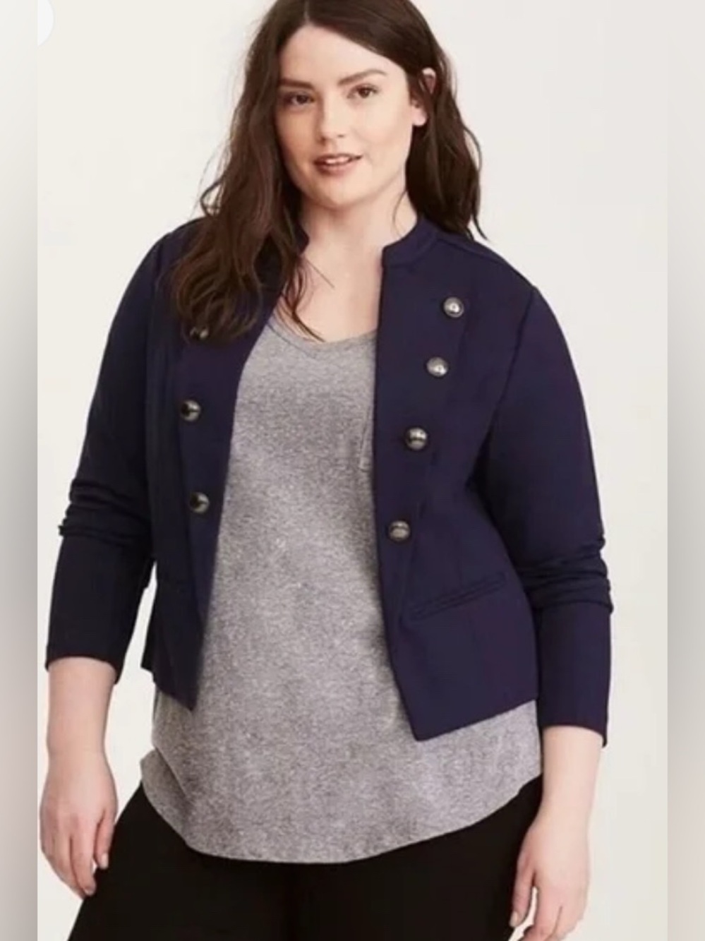 Torrid 4 - Navy Blue Military Blazer